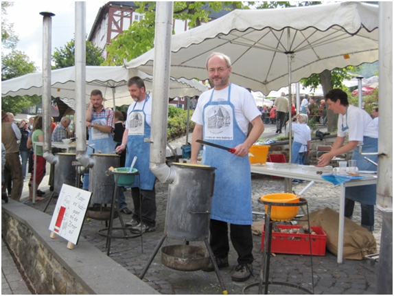 Volkmar Klein auf dem Museumsfest Burbach