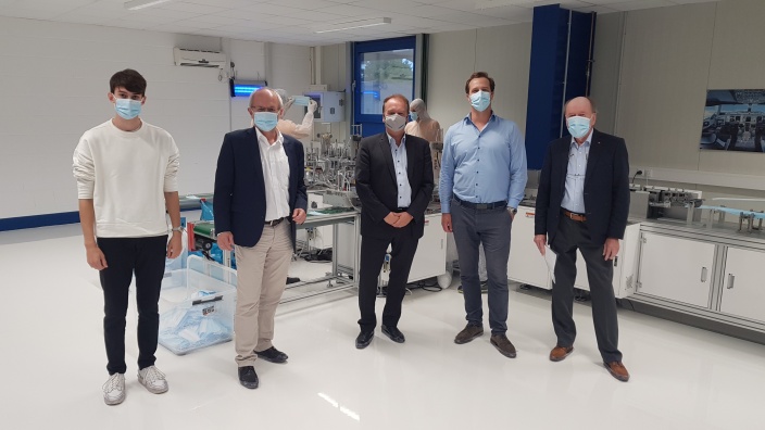 Hochwertige Schutzmasken aus der Region