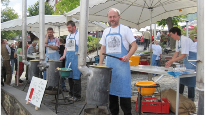 Volkmar Klein auf dem Museumsfest Burbach