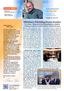Informationen aus Berlin Nr. 20