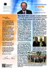 Informationen aus Berlin Nr. 8