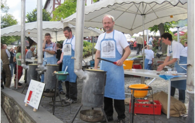 Volkmar Klein auf dem Museumsfest Burbach